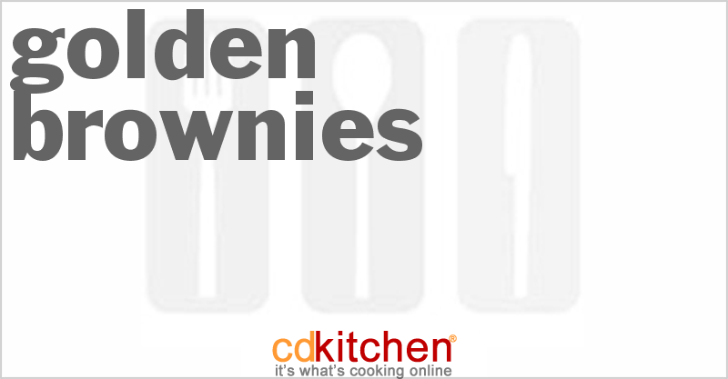 Golden Brownies - CDKitchen.com