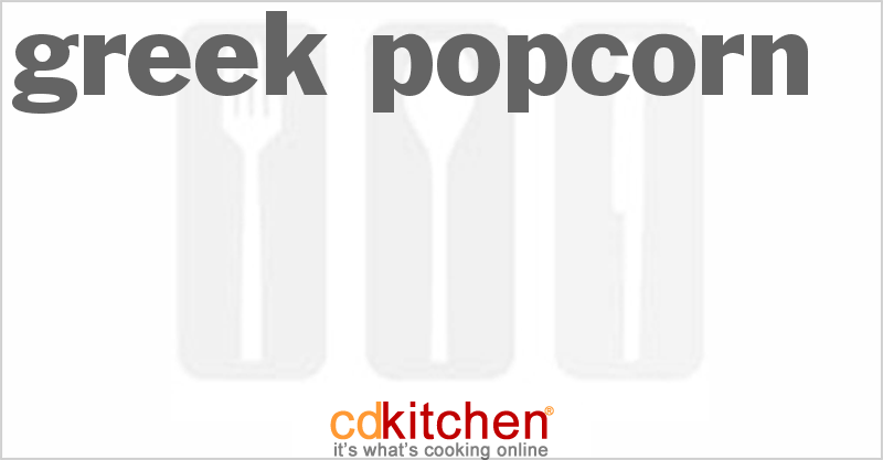 Greek Popcorn - CDKitchen.com