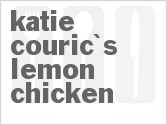 recipe for katie couric's lemon chicken