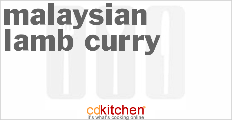 Malaysian Lamb Curry - CDKitchen.com
