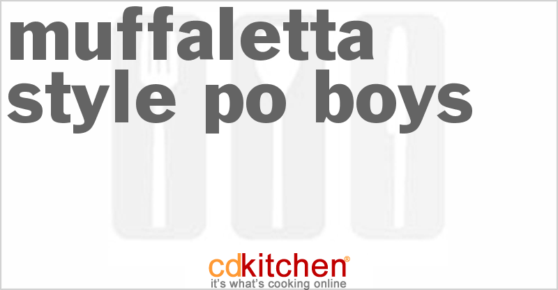 Muffaletta-Style Po Boys - CDKitchen.com