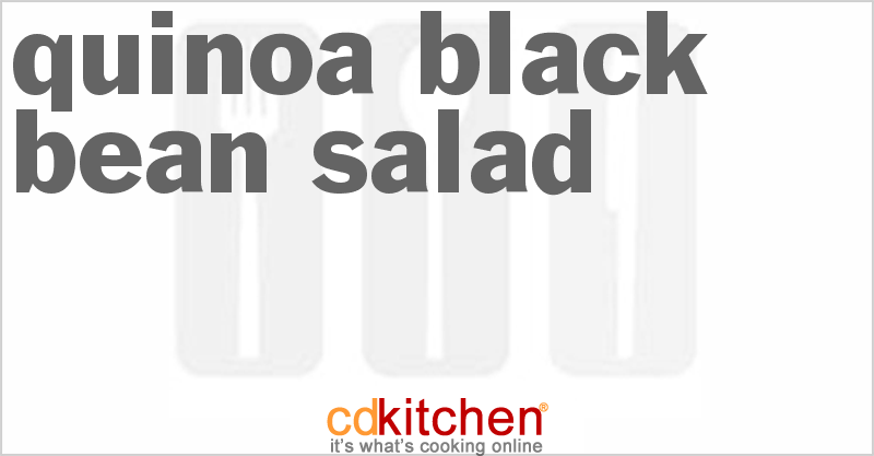 Quinoa Black Bean Salad - CDKitchen.com