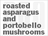 recipe for roasted asparagus and portobello mushrooms