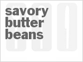 recipe for savory butter beans