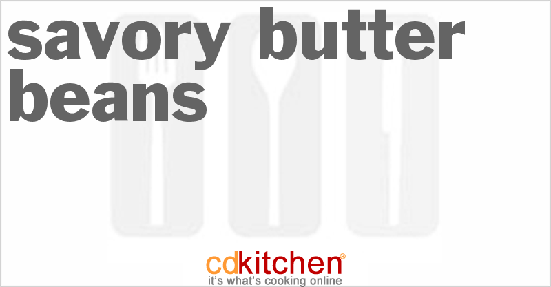 Savory Butter Beans - CDKitchen.com