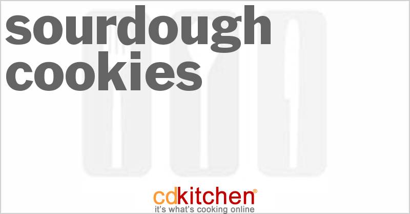 Sourdough Cookies - CDKitchen.com