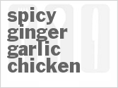 recipe for spicy ginger garlic chicken