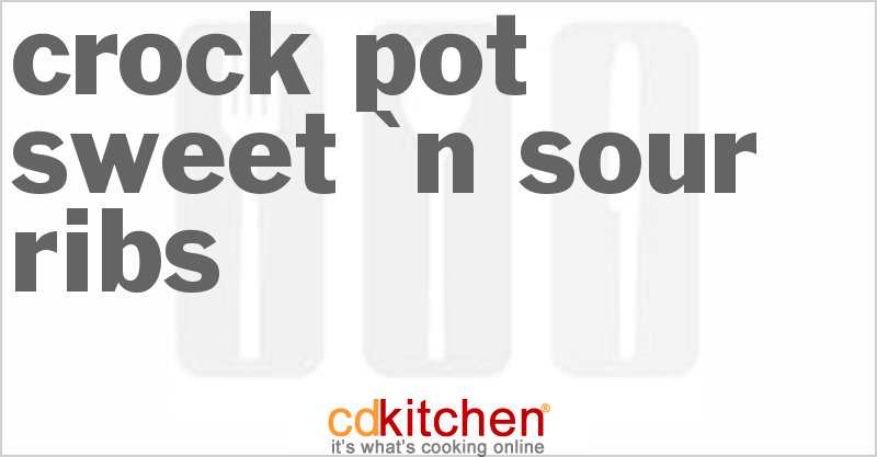 Sweet 'N Sour Ribs - CDKitchen.com