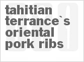 recipe for tahitian terrance's asian pork ribs