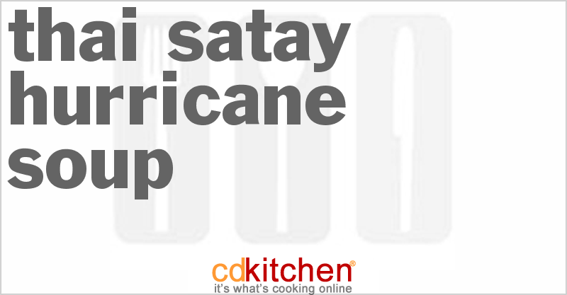 Thai Satay Hurricane Soup - CDKitchen.com