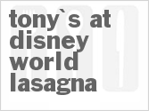 recipe for tony's at disney world lasagna