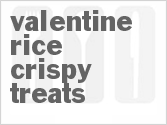 recipe for valentine rice crispy treats
