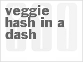 recipe for veggie hash in a dash