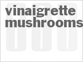 recipe for vinaigrette mushrooms
