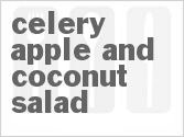 Celery Apple And Coconut Salad