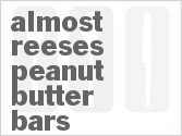 Almost Reeses Peanut Butter Bars