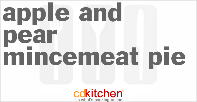 Apple And Pear Mincemeat Pie - CDKitchen.com