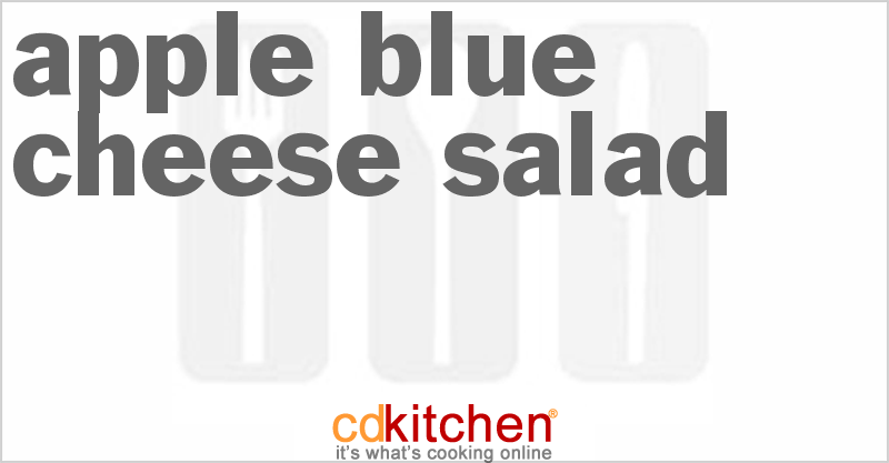 Apple Blue Cheese Salad - CDKitchen.com