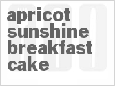 recipe for apricot sunshine breakfast cake