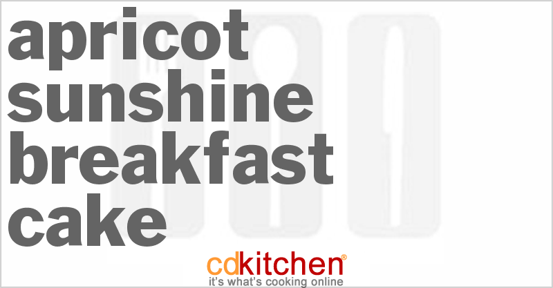 Apricot Sunshine Breakfast Cake - CDKitchen.com