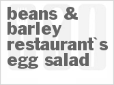 recipe for beans & barley restaurant's egg salad