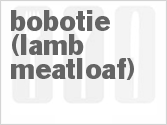 recipe for bobotie (lamb meatloaf)