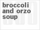 recipe for broccoli and orzo soup
