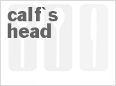 recipe for calf's head