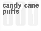 recipe for candy cane puffs