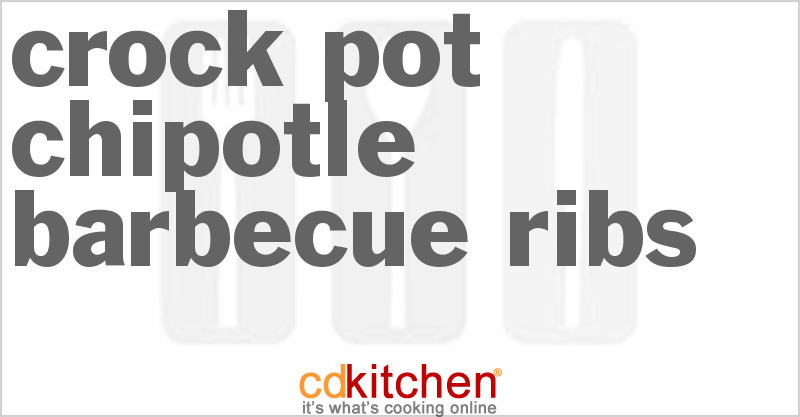 Chipotle Barbecue Ribs - CDKitchen.com