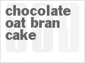 recipe for chocolate oat bran cake