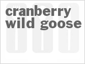 recipe for cranberry wild goose