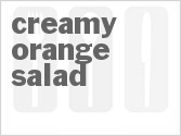 recipe for creamy orange salad