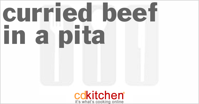 Curried Beef In A Pita - CDKitchen.com