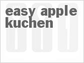 recipe for easy apple kuchen