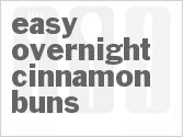recipe for easy overnight cinnamon buns