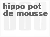 recipe for hippo pot de mousse