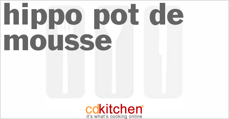 Hippo Pot De Mousse - CDKitchen.com
