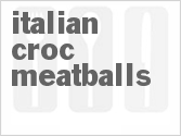 recipe for italian croc meatballs
