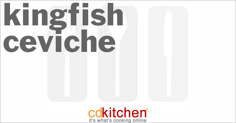 Kingfish Ceviche - CDKitchen.com