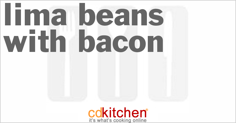 Lima Beans with Bacon - CDKitchen.com