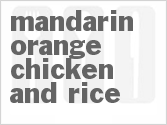 recipe for mandarin orange chicken and rice