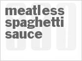 recipe for meatless spaghetti sauce