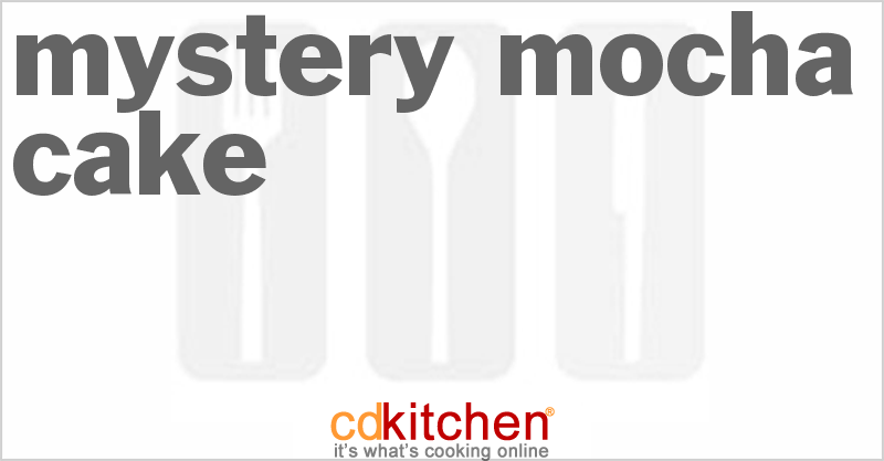 Mystery Mocha Cake - CDKitchen.com