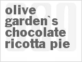 recipe for olive garden's chocolate ricotta pie