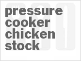 recipe for pressure cooker chicken stock