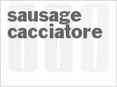recipe for sausage cacciatore