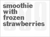 recipe for smoothie with frozen strawberries