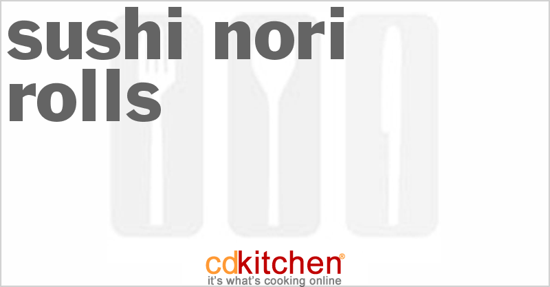 Sushi Nori Rolls - CDKitchen.com