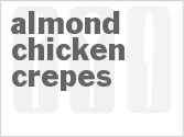 recipe for almond chicken crepes